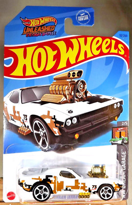 2023 Hot Wheels #32 HW Dream Garage 2/5 RODGER DODGER White w/White MC5 Spokes