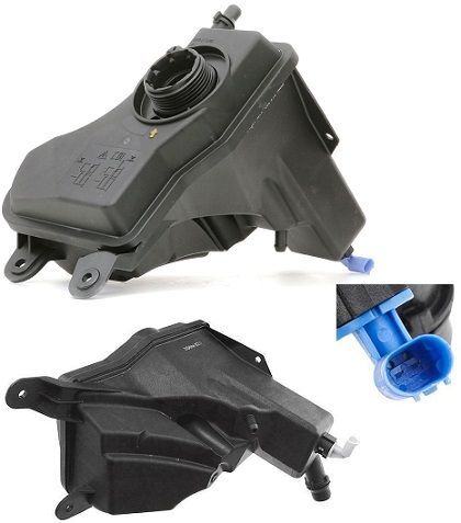 Vase d'expansion pour BMW Série 3 E90 E91 E92 E93 en plastique renforcé Noir et Blanc