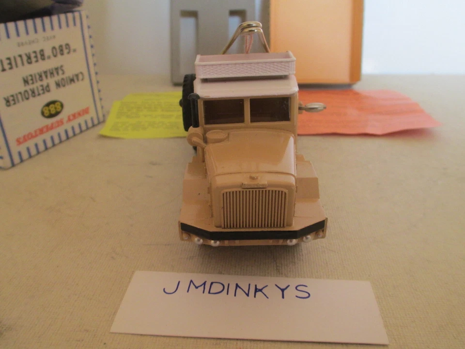 DINKY 888 BERLIET GBO SAHARIAN PIPE LAYER MIB 9 EN BOITE VERY NICE LOOK - Photo 4/4