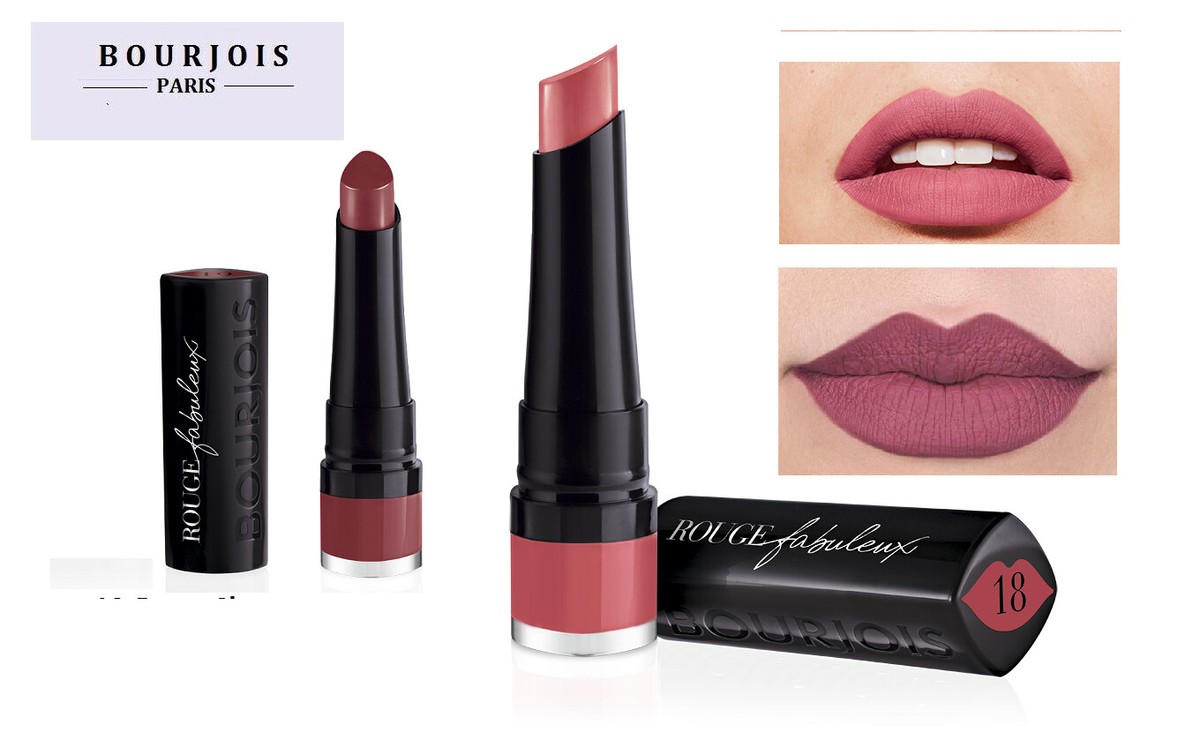 Bourjois Rouge Fabuleux Lipstick – 2x Stück In 01 Abracadabiege, Samtig, Bis 12h Halt