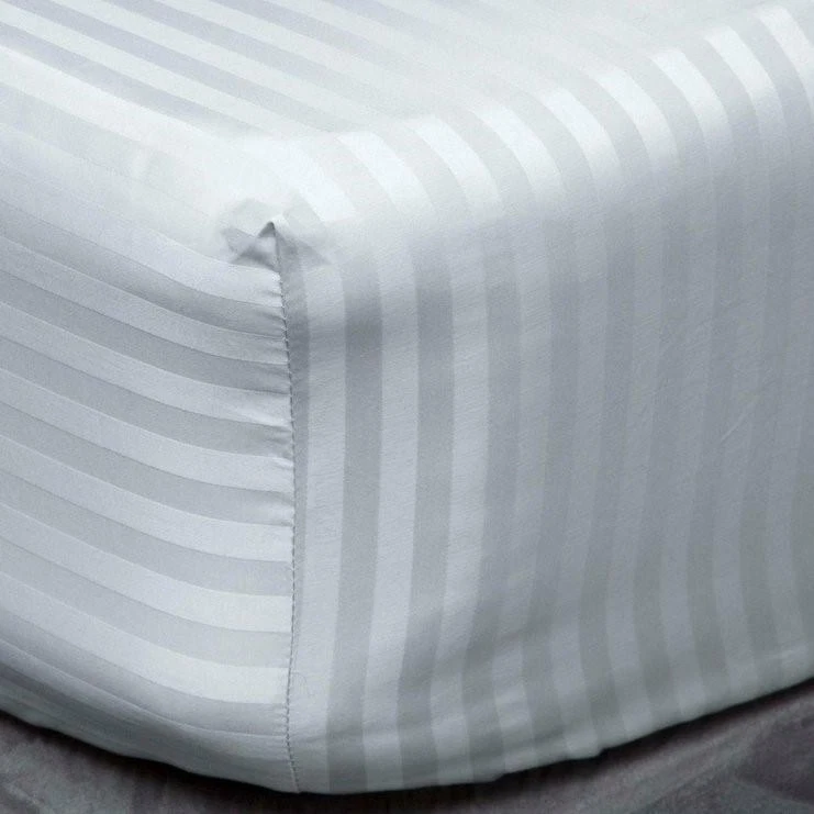 WHITE EXTRA DEEP FITTED SHEET 400TC 100% EGYPTIAN COTTON DOUBLE SUPER KING SIZE