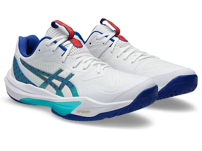 ASICS SKY ELITE FF 1051A093 960 White Asics Blue Volleyball