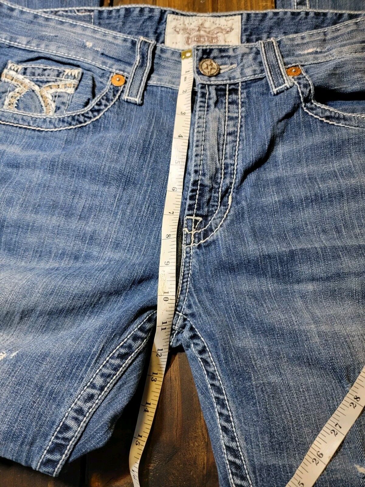 Big Star Jeans Mens 36R (37x31.5) Pioneer Bootcut… - image 13