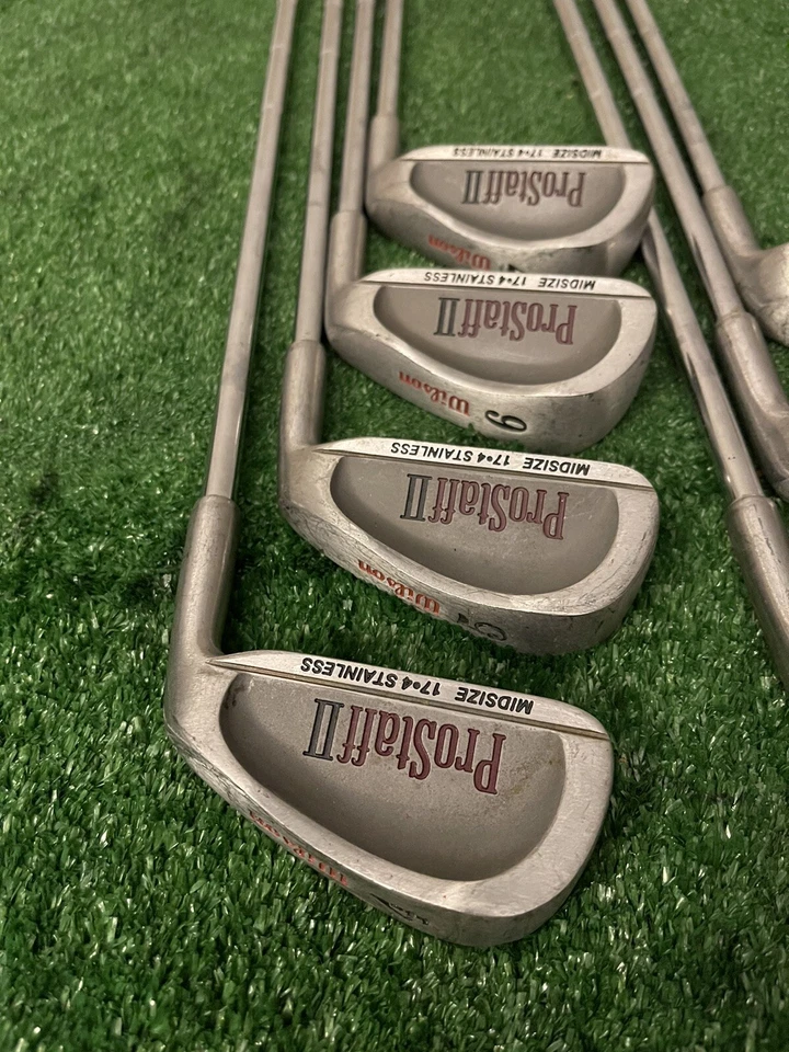 Wilson ProStaff II Midsize Iron Set 4-PW Stiff Steel Shafts - Image 2 of 4