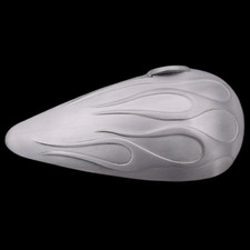 Motorcycle Gas Tank Flames Chopper Biker Belt Buckle