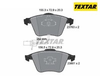 Bremsbelagsatz, Scheibenbremse Q+ Textar 2376302 FüR Audi A6