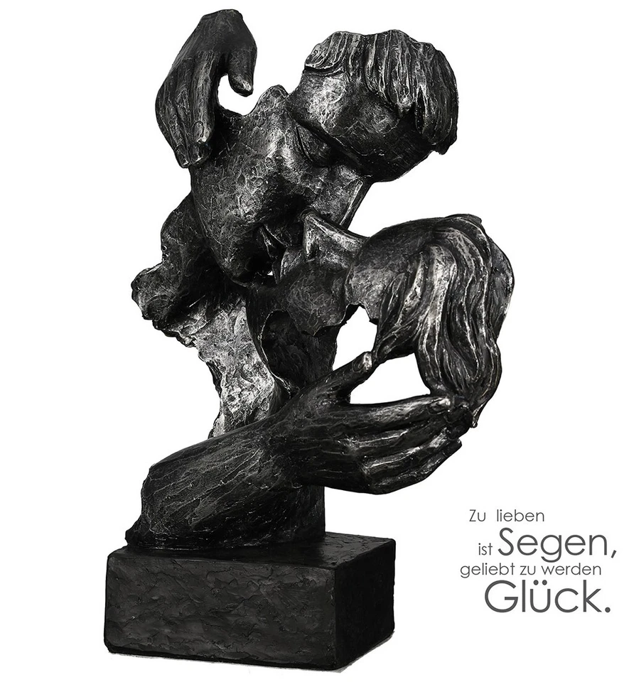 Casablanca Skulptur küssendes Pärchen  Addiction mit Sinnspruch  28 cm 89315 - Bild 1 von 1
