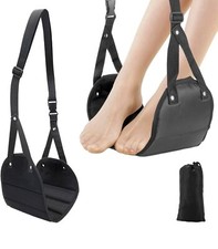 Airplane Footrest w/ Memory Foam Portable Travel Plane Leg Rest Foot Hammock ??