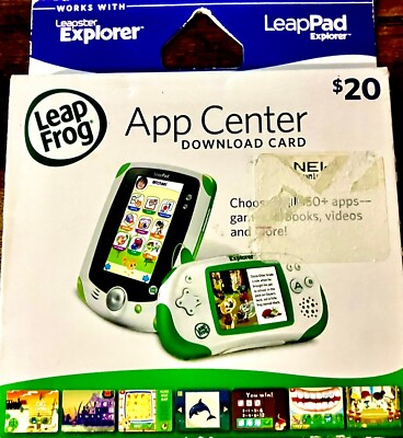 LeapFrog App Center Download Card $20 Value Leapster Explorer LeapPad