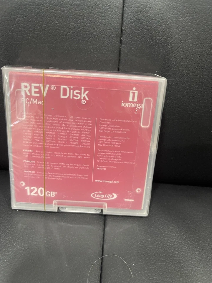 Iomega Rev 120GB Disk/Storage Medium New - Image 2 of 2