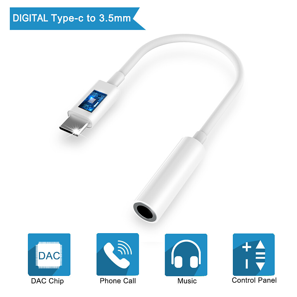 MaximalPower USB Type-C to 3.5mm Digital Audio/Headphone/Home Button  Adapter | eBay