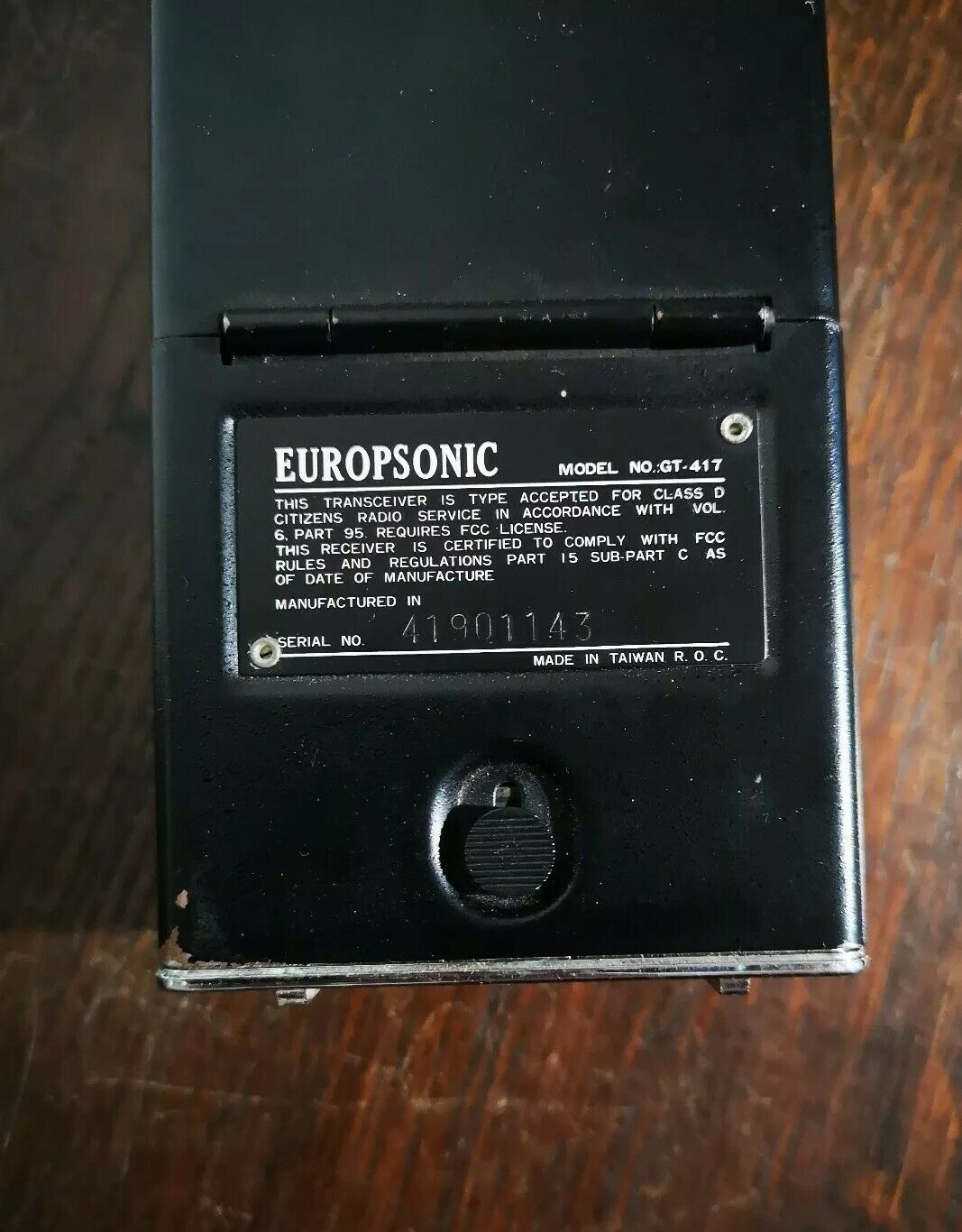 Vintage Émetteur Récepteur EUROPSONIC GT-417 6 Channel 5 Watts Étui + Adaptateur Erg populair, nieuw