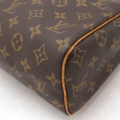 Authentic LOUIS VUITTON Monogram Choulerie Bag Brown M51348 from