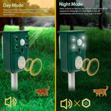 Ultrasonic Repeller for Outdoor Animals Solar