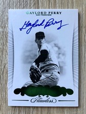 Gaylord Perry 2018 Panini Flawless /5 Greats Auto Giants HOF