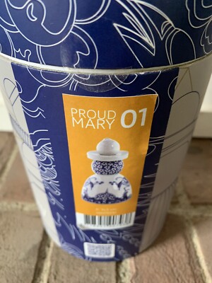 NEW Royal Delft Proud Mary 01 Blue & White Collectible - Flower