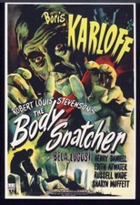 Retro POSTCARD Classic Cult Horror Film Movie: The Body Snatcher, Boris Karloff