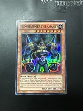 YUGIOH IRONHAMMER THE GIANT SUPER RARE HA07-EN034 1ST EDITION 