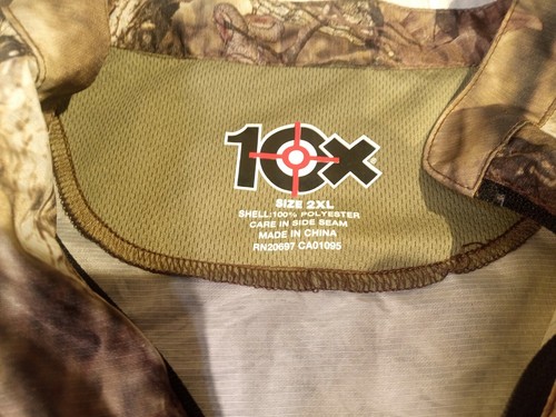 10X Mens INFINITY 2X Pullover Mossy Oak Breakup Country XXL Light New w/ Tags - Picture 3 of 9
