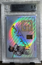 2001 Topps Tribute - Bat Relics Babe Ruth #RB BR (MEM)