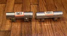 2 NEW CLAMPETTE 3/4” x 6" STAINLESS PIPE REPAIR CLAMPS LOT UNUSED MADE IN USA