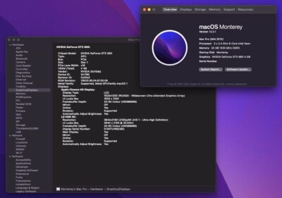 GeForce GTX 680 4GB Metal GPU Video Card Mac Pro 4K Boot Screen