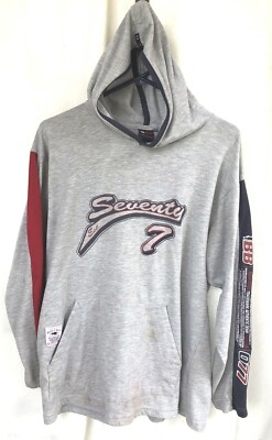 Bugle Boy Hoodie Sweatshirt Men's Medium Gray Ultra Soft Pullover Vintage 077