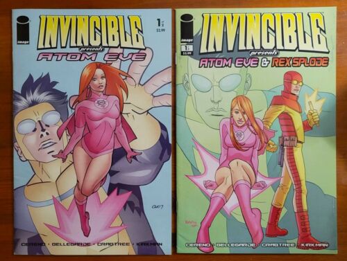 Invincible Presents Atom Eve #1 PLUS Atom Eve and Rex Splode #1. - Picture 1 of 4