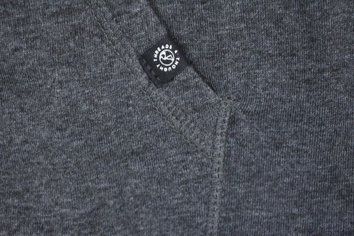 Felpa con cappuccio Threads 4 Thought uomo grigia manica lunga coulisse S - Foto 10 di 12