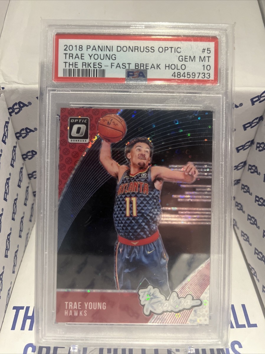 2018-19 OPTIC TRAE YOUNG RC PSA10