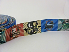 Hogwarts Style 1 inch Grosgrain Ribbon Crest Animals Cartoon