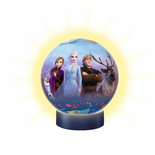 Ravensburger 3D-Puzzle-Ball Nachtlicht Disney Frozen 2, Puzzle, 72 Teile - Bild 3 von 3