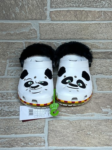 Crocs Classic Kung Fu Panda Clog Size J4 NEW - Picture 2 of 8