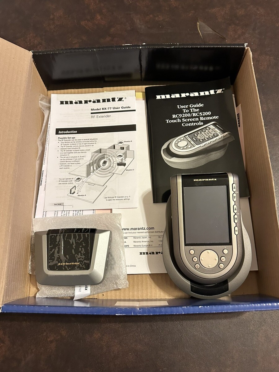 Marantz RC9200 Programmable Touch Screen Remote Control & RX-77 RF