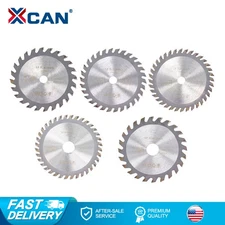 5pcs TCT Circular Saw Blade 3-3/8'' Carbide Tipped 15mm Arbor for Wood Plastic