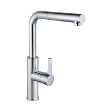 Bristan Profile Chrome Pull-Out High Arc Single Lever Kitchen Mixer Tap + Hoses
