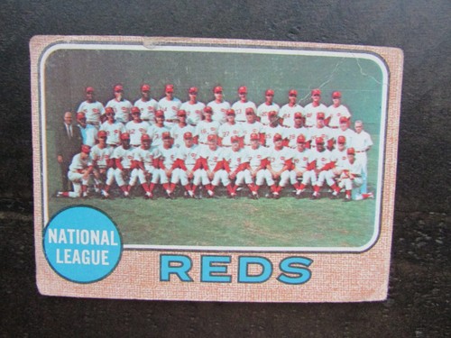Reds Team #574 1968 Topps card