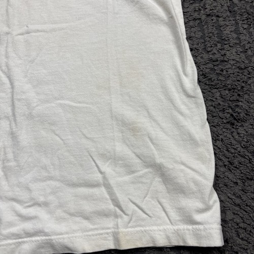 Vintage Adidas T-Shirt Men's M White Trefoil Logo Made in USA Soccer Graphic Tee by Adidas, $29.87 - Photo 3