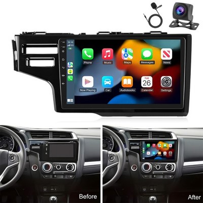 9'' For Honda Fit 2014-2018 Android 15 CarPlay Car Stereo Radio BT GPS Navi+CAM