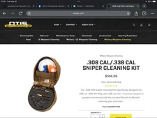 OTIS .308 CAL/.338 CAL SNIPER CLEANING KIT- FDE Color