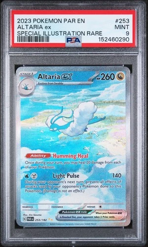 2023 POKEMON PAR EN-PARADOX RIFT SPECIAL ILLUSTRATION RARE #253 ALTARIA EX PSA 9