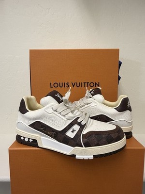 Size 9.5 UK (10.5US) - Louis Vuitton Trainer White/Brown Shoes