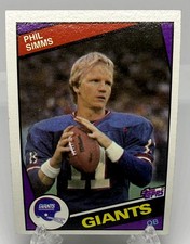 1984 Topps Phil Simms #320 New York Giants 