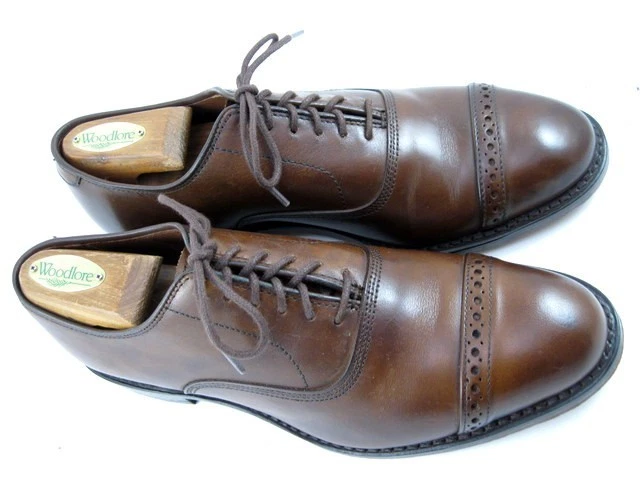 Vestido Oxford Allen Edmonds "Fifth Avenue" Puntera-Puntera 7 E (L) y 7 D (R) Café (690N) Foto 3 de 4