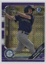 2019 Bowman Chrome Prospects Mega Box Purple Mojo Refractor Jarred Kelenic 4f5
