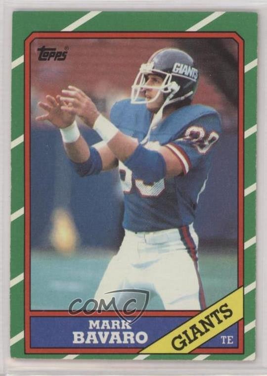1986 Topps Mark Bavaro #144 Rookie RC