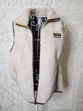 L.L.Bean Women's Mountain Pile Fleece Vest in the color Natural NWT