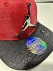 Jordan Jumpman Red/Black Monogram Adjustable Baseball Cap Hat, Men’s L/XL — photo 2
