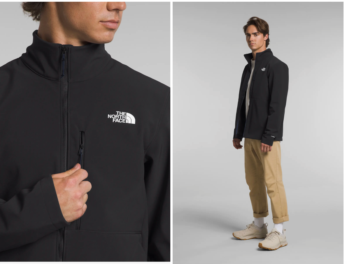 Mens The North Face NF Apex Bionic 3 Windwall Softshell Coat