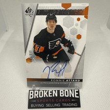 Ronnie Attard 2022-23 SP Authentic Future Watch Auto /999 Philadelphia Flyers